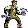 Man with wrench