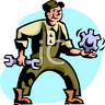 Man with a wrench